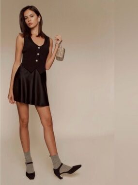 NWT Reformation Elaya Silk Dress